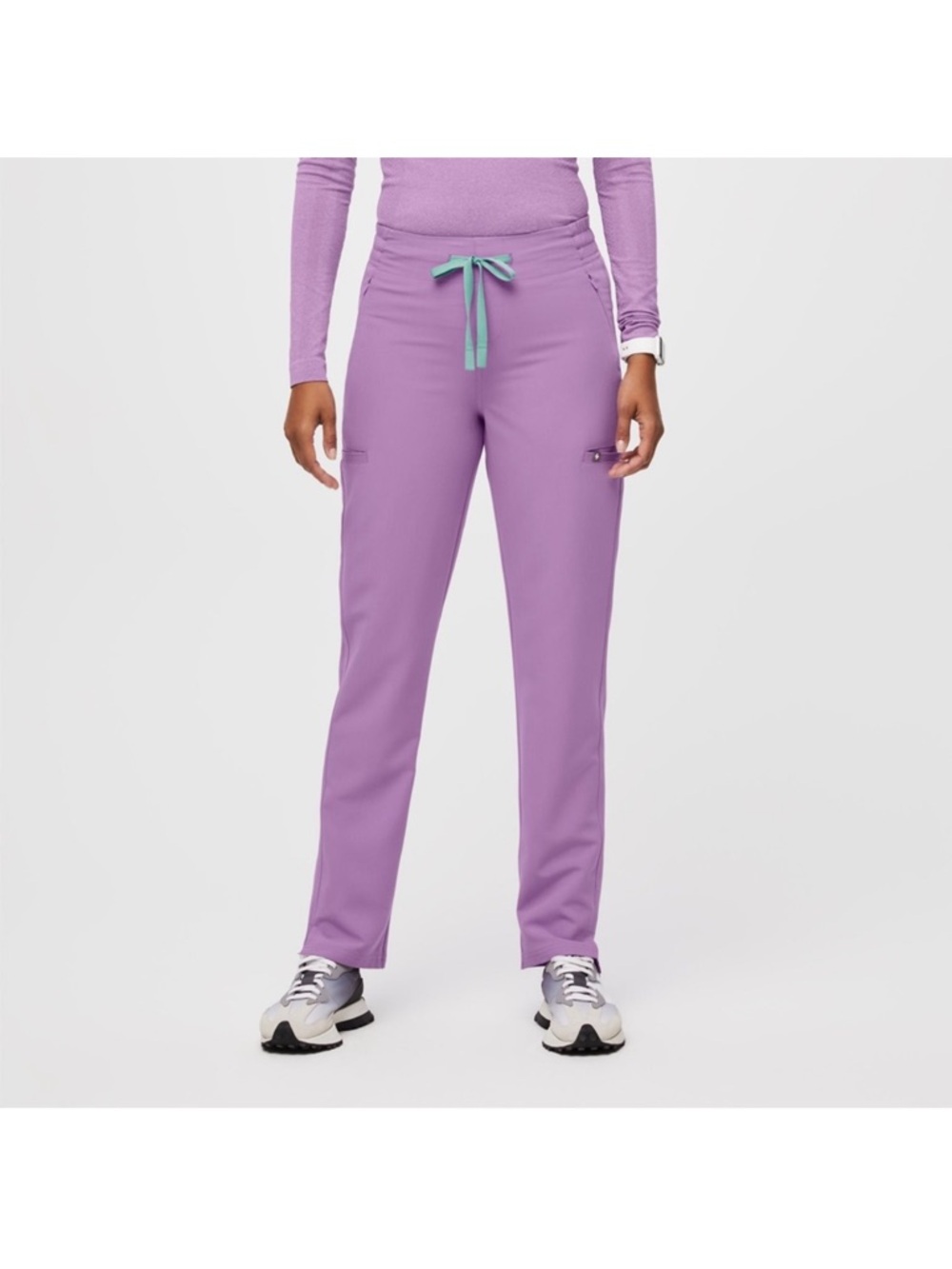 XSP FIGS lilac purple bottoms 
Yola high waisted 2.0 skinny